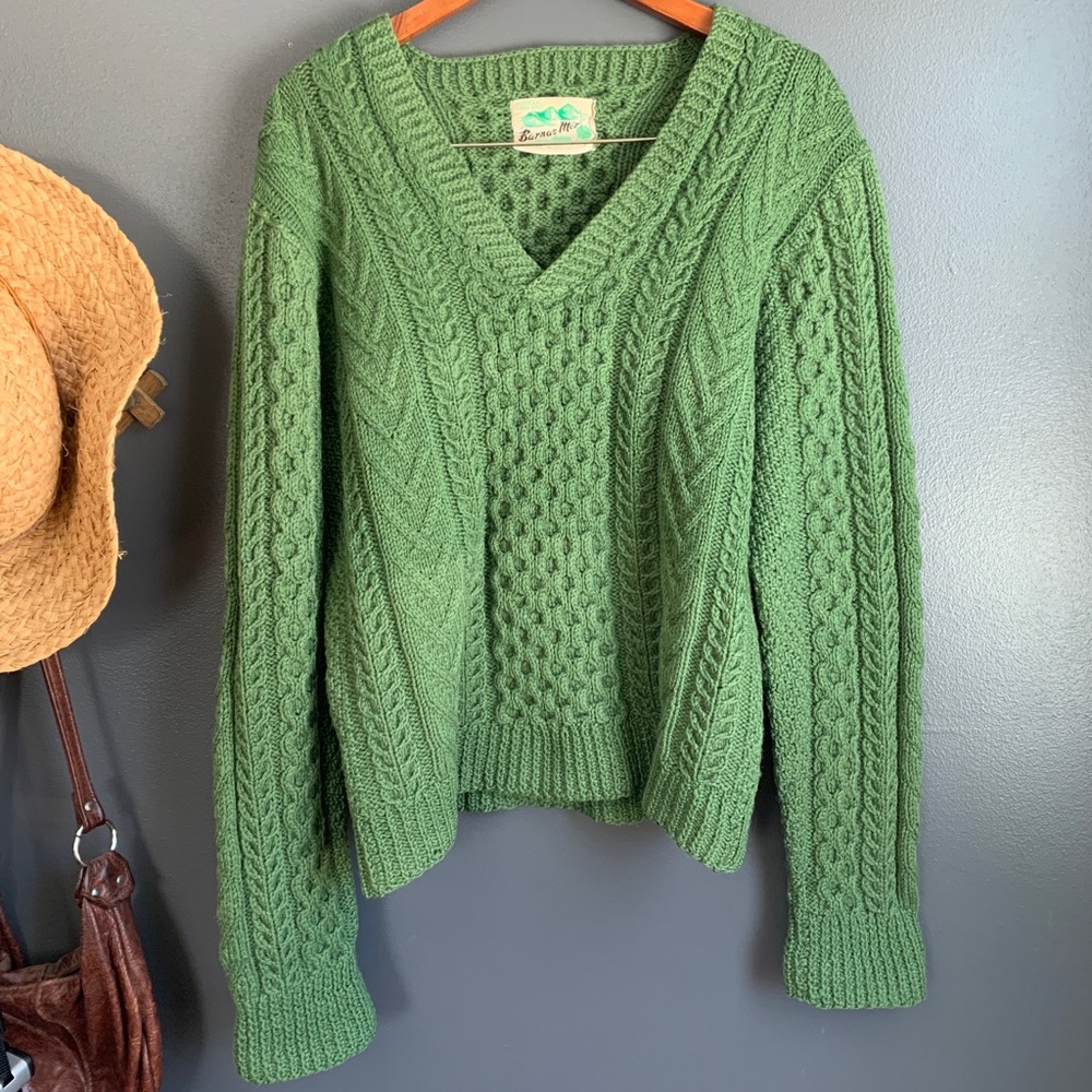 Vintage 1950’s V-Neck Wool Sweater